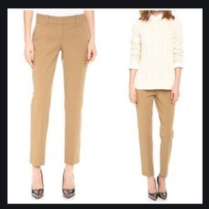 Theory tan coloured pants size 2